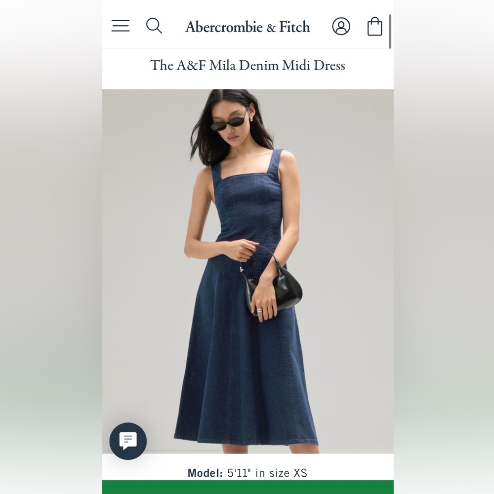 Abercrombie Mila denim dress